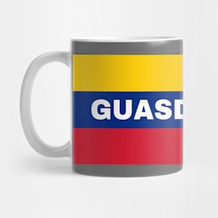 Guasdualito City in Venezuelan Flag Colors Mug